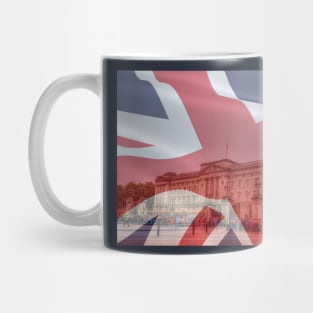 Buckingham Palace And Union Jack, London Mug